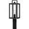 Quoizel Bramshaw 1-Light Matte Black Outdoor Post Lantern BRAM9007MBK - alternate 1